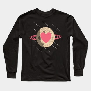 Powerful Heart Moon Gift For Womens Long Sleeve T-Shirt